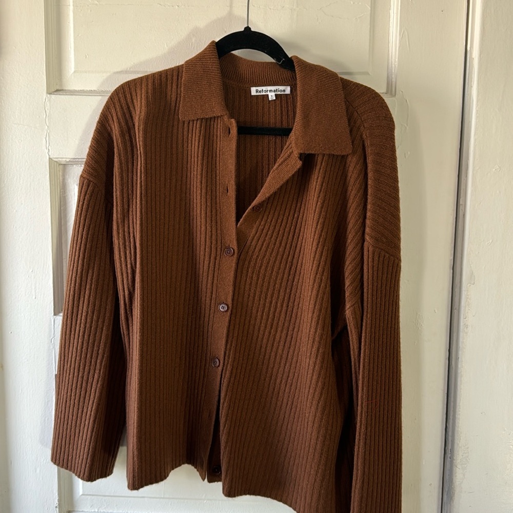 Reformation Fantino cashmere cardigan